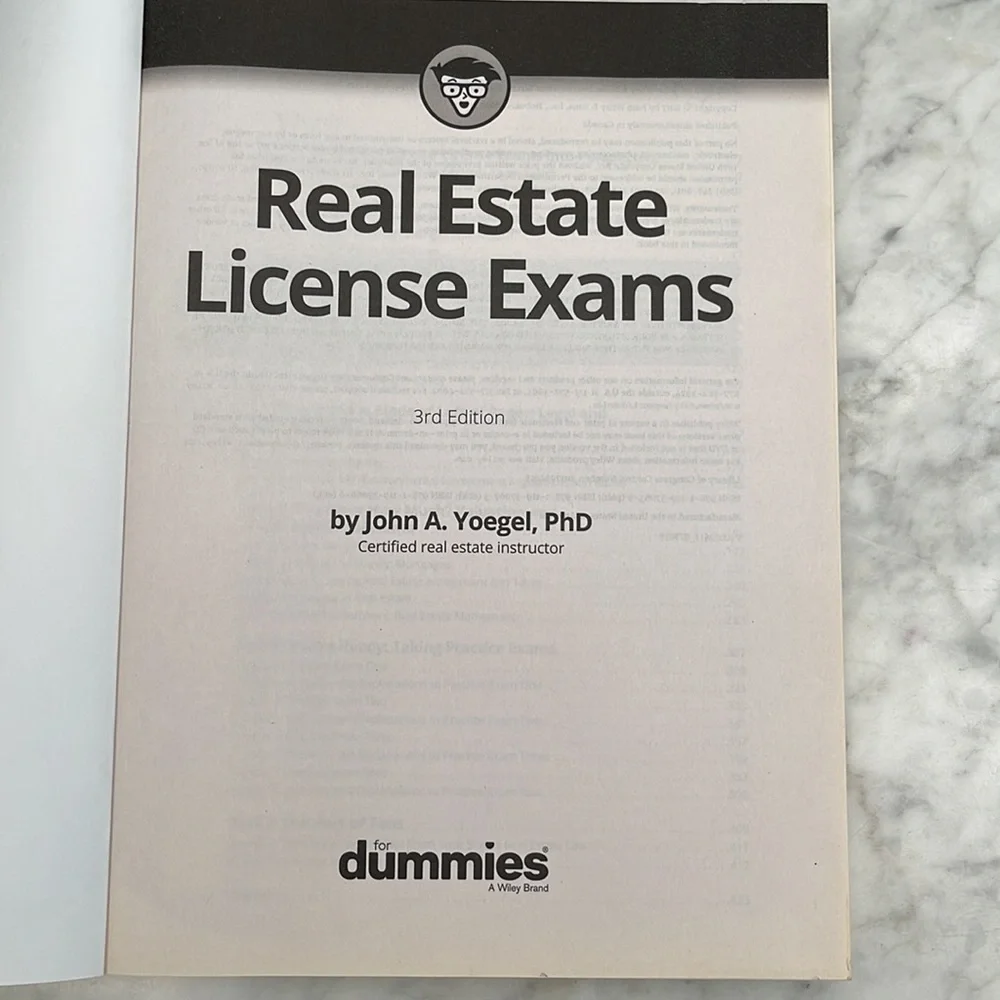 Real estate license exams 3rd Edition
